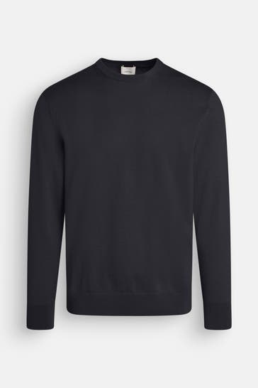 CALVIN KLEIN Wollpullover dunkelgrau