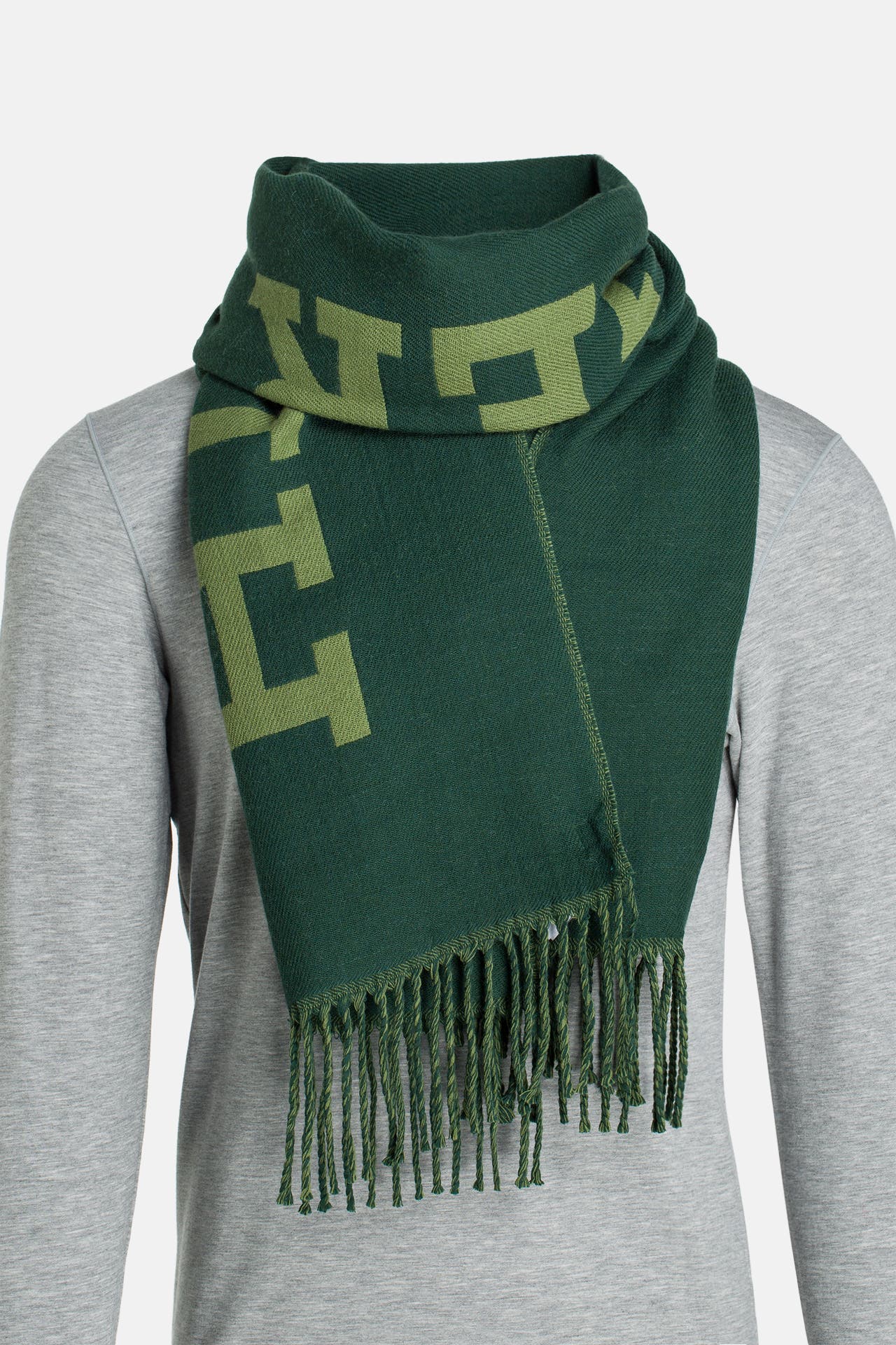 TOMMY HILFIGER Wollschal 'Monotype' tannengrün, Bild 1