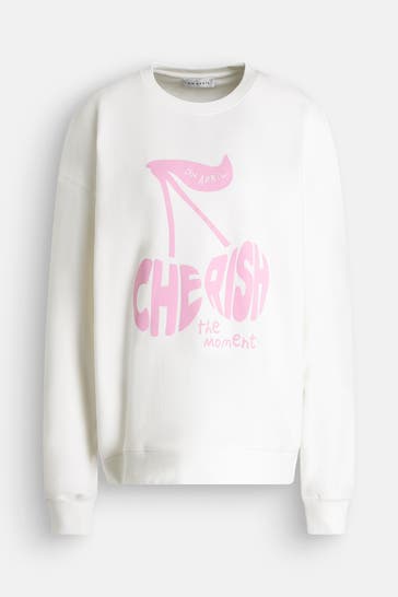 OH APRIL Sweatshirt weiß