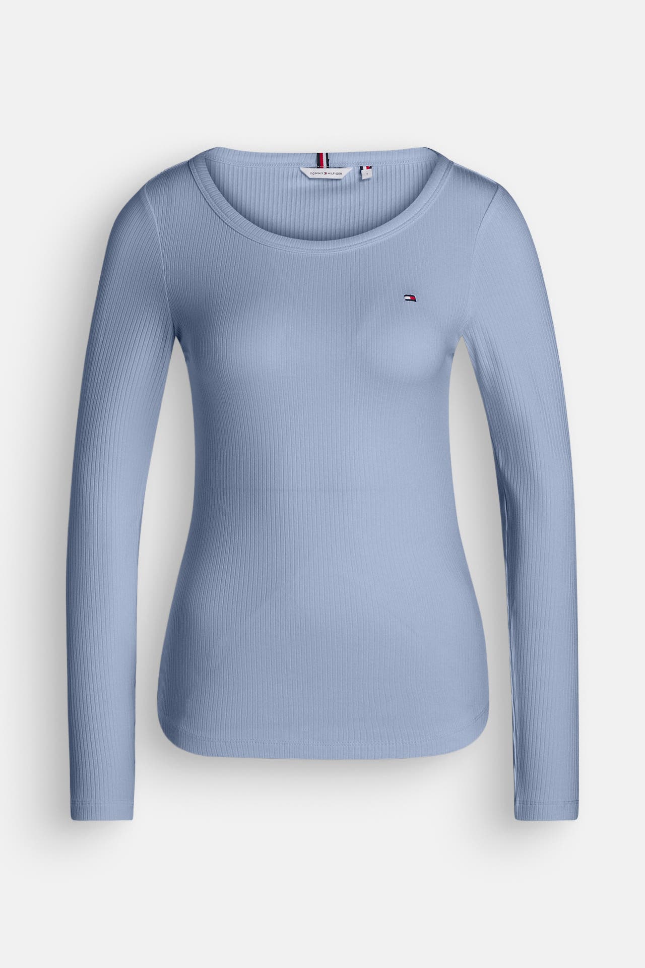 TOMMY HILFIGER Longsleeve taubenblau, Bild 1