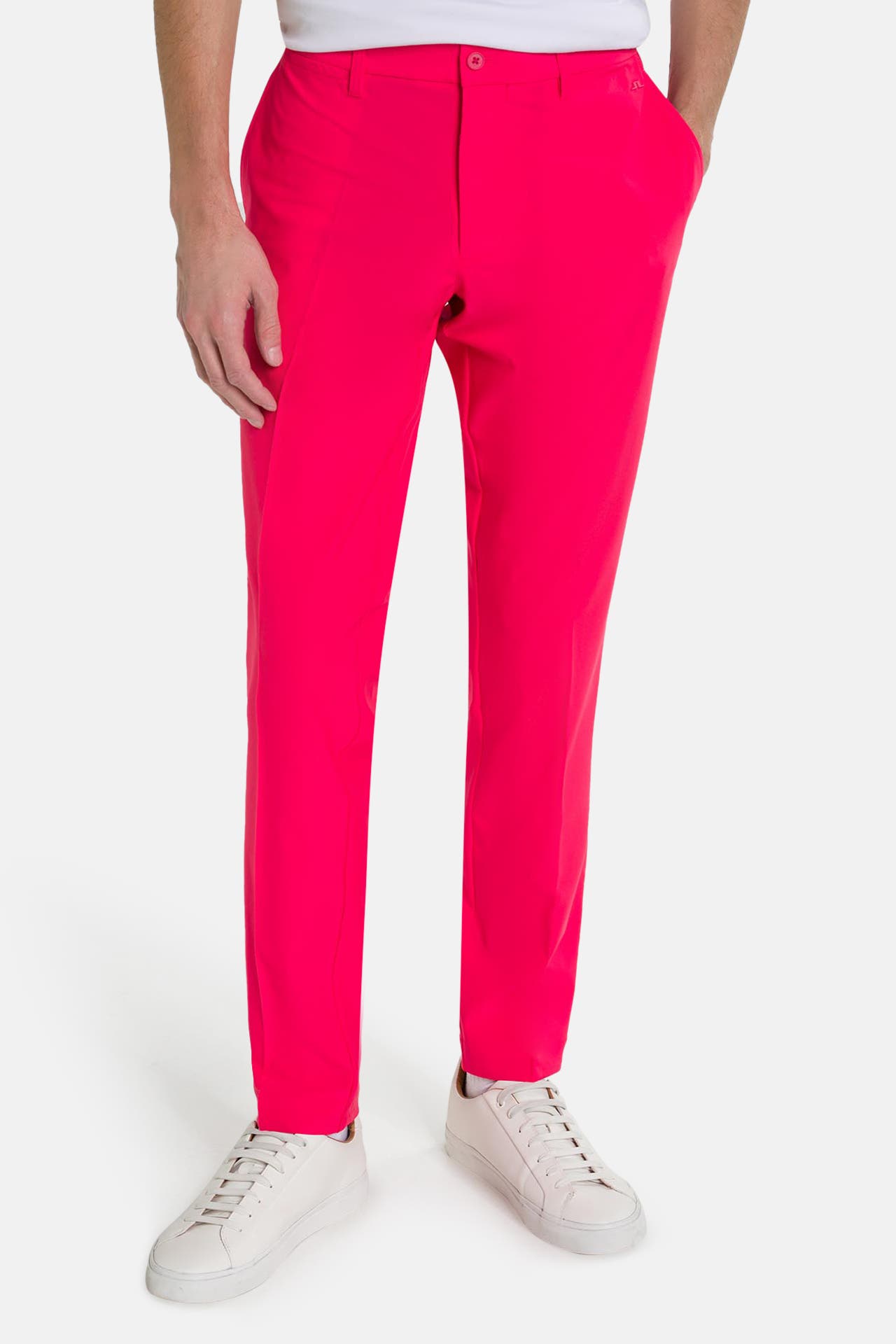 J.LINDEBERG SPORTSWEAR Chino 'Ellott' neonrot, Bild 1
