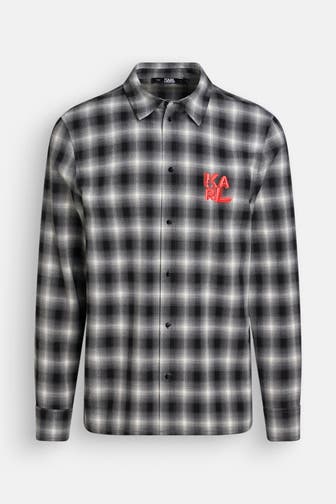 KARL LAGERFELD Karohemd Regular Fit