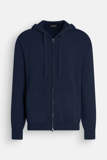 ROBERTO COLLINA Strickjacke navy