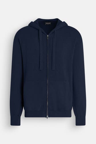 ROBERTO COLLINA Strickjacke navy