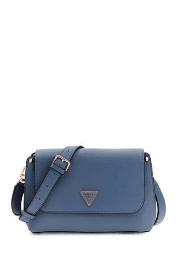 GUESS Umhängetasche 'Meridian' graublau