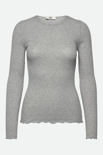 RM BY ROSEMUNDE Longsleeve 'Balta' hellgrau