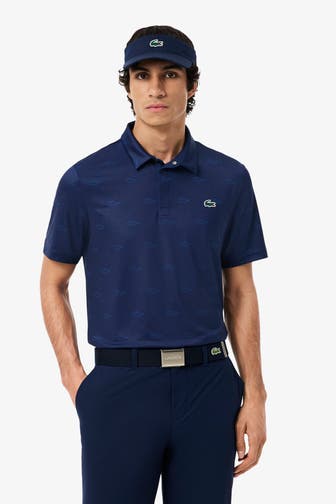 LACOSTE Polo-Shirt gemustert
