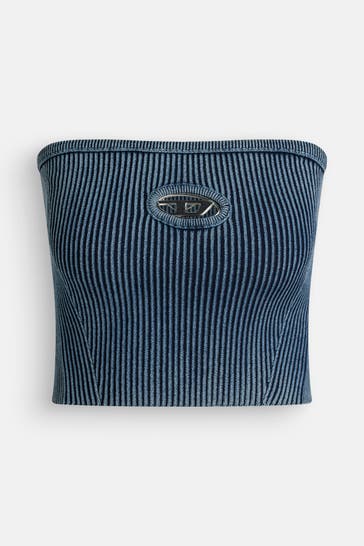 DIESEL Bandeau-Top graublau
