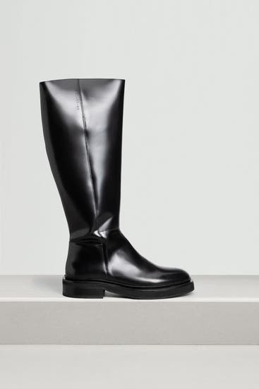 ALLSAINTS - Lederstiefel 'Milo' schwarz