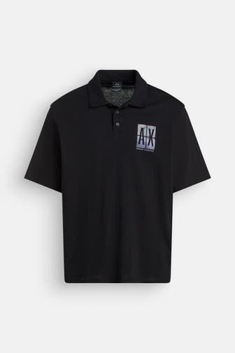 ARMANI EXCHANGE Polo-Shirt schwarz