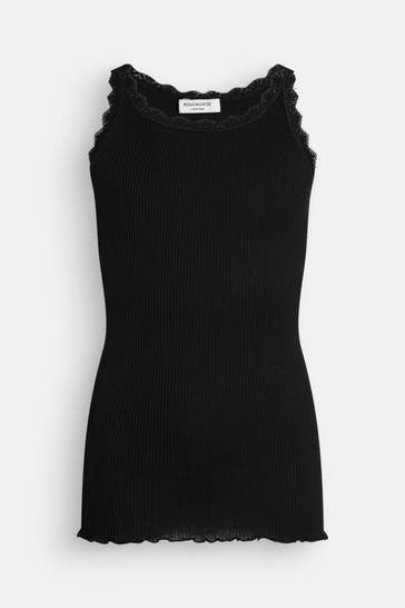 ROSEMUNDE Seidenmix-Top schwarz