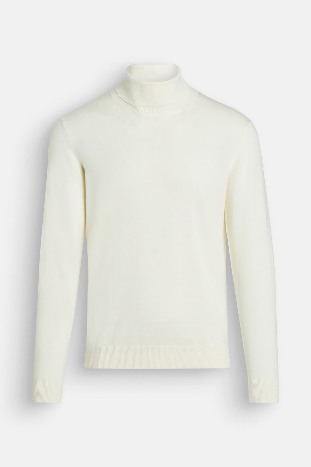 DANIELE FIESOLI Rollkragenwollpullover ecru, Bild 1