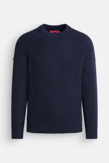 SUPERDRY Strickpullover navy