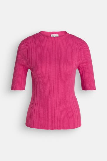 MARC O'POLO Strick-Shirt pink