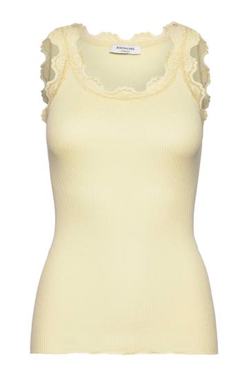 ROSEMUNDE Seidenmix-Top hellgelb