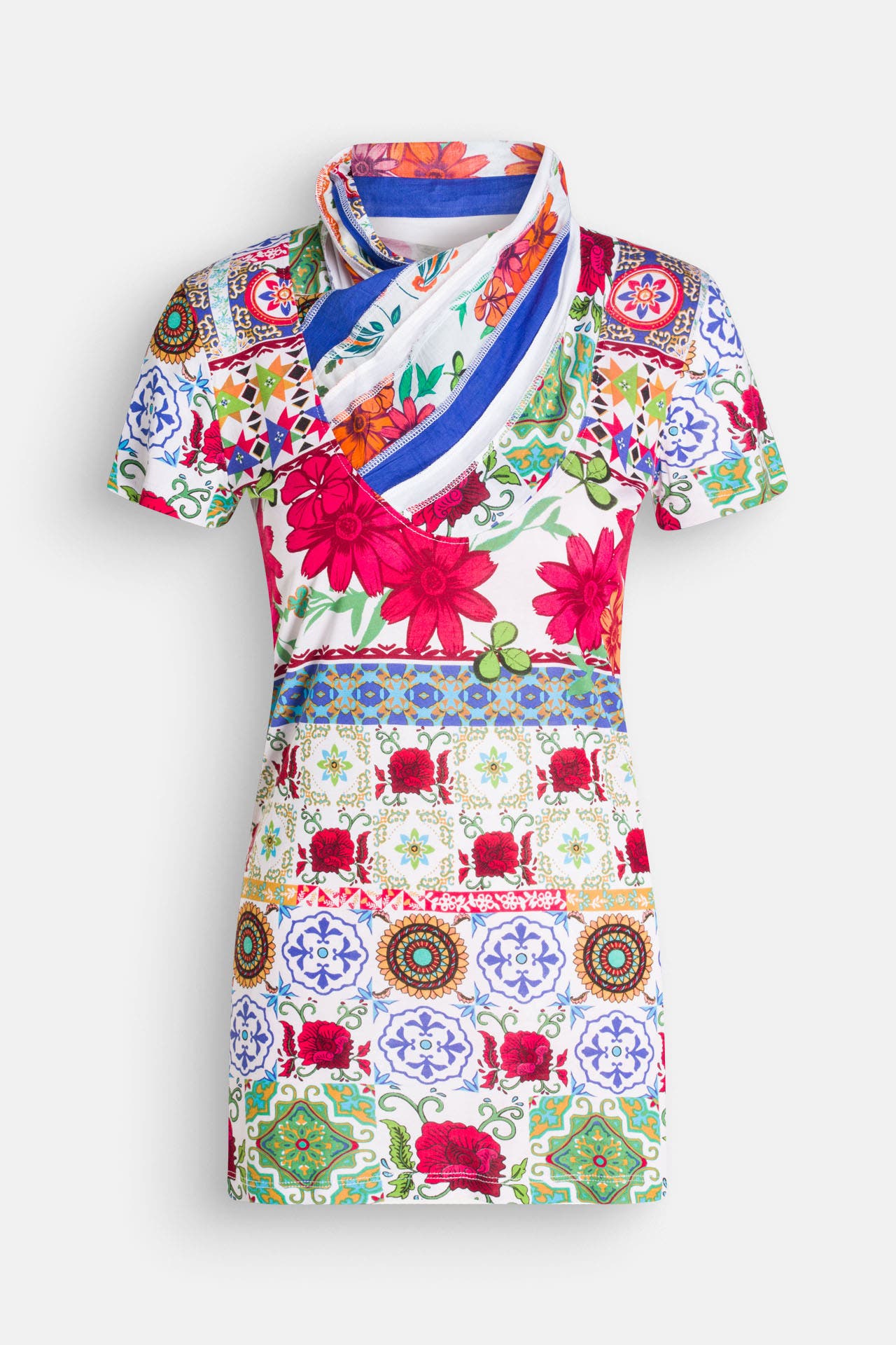 DESIGUAL T-Shirt mehrfarbig, Bild 1