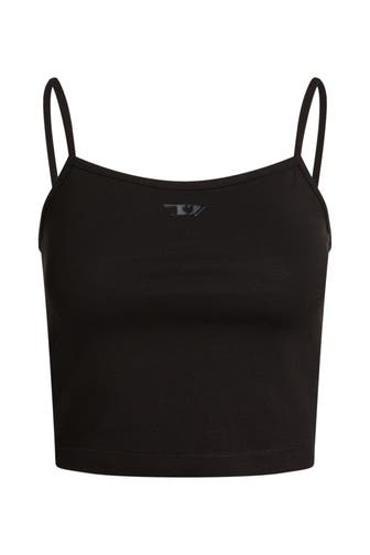 DIESEL Crop Top schwarz