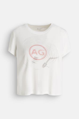 AG ADRIANO GOLDSCHMIED T-Shirt 'Sadie Crew' white