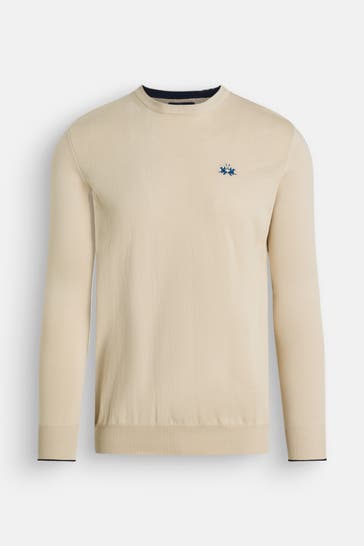 LA MARTINA Strickpullover beige