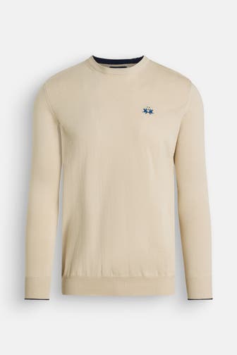 LA MARTINA Strickpullover beige