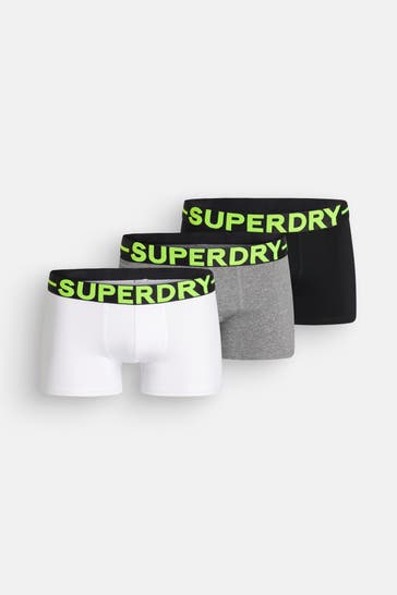 SUPERDRY 3er-Pack Boxer Trunks mehrfarbig