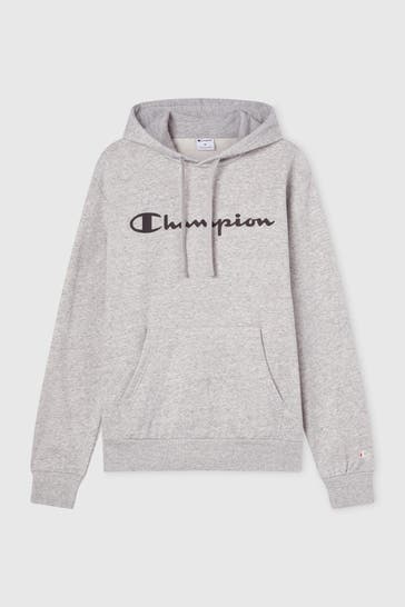 CHAMPION Sweatshirt hellgrau meliert