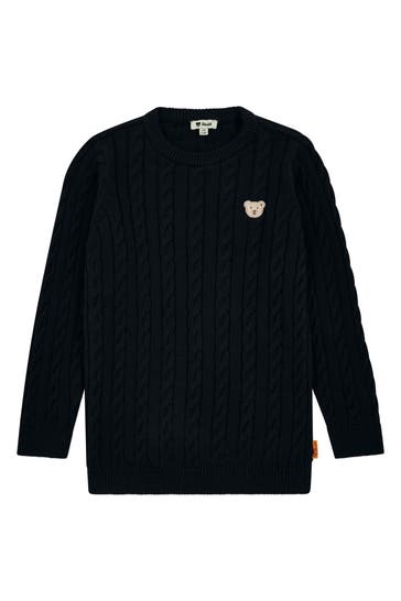 STEIFF Strickpullover dunkelblau