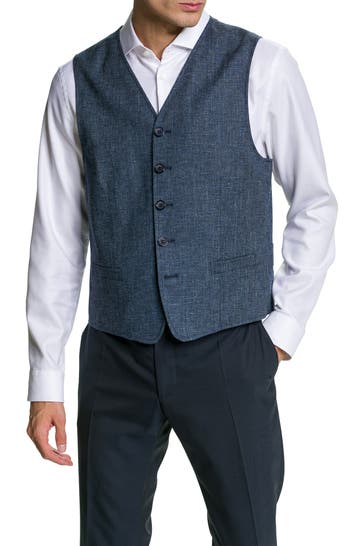 STRELLSON Weste 'Gawin' dunkelblau