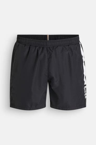 BOSS - Badeshorts 'Dolphin' schwarz