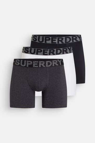 SUPERDRY 3er-Pack Boxer Trunks mehrfarbig