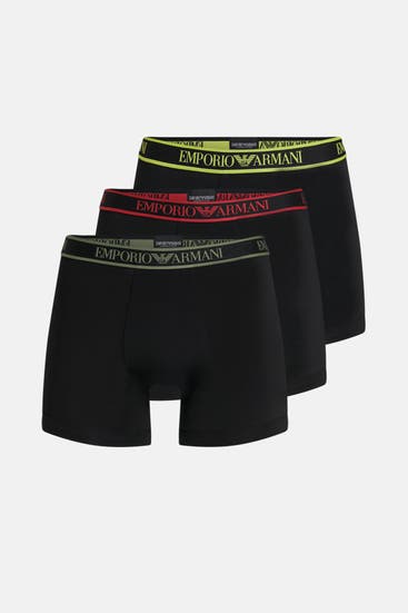 EMPORIO ARMANI - 3er-Pack Boxer Trunks schwarz