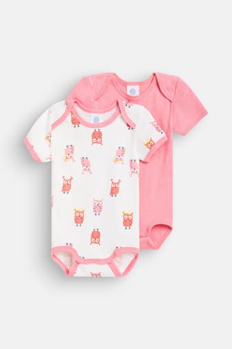 SANETTA 2er-Pack Bodies mehrfarbig