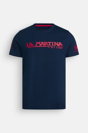 LA MARTINA T-Shirt nachtblau
