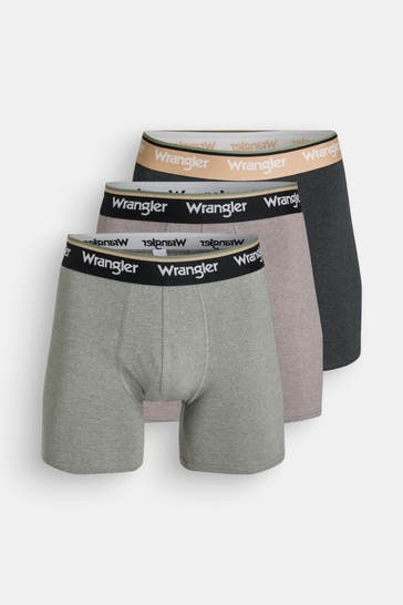 WRANGLER 3er-Pack Boxer Briefs 'Joffrey' mehrfarbig