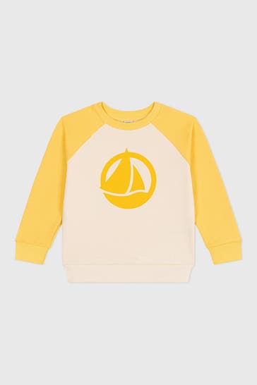 PETIT BATEAU Sweatshirt zweifarbig