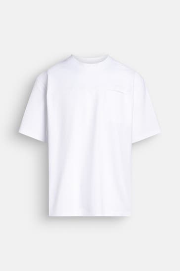 BARBOUR T-Shirt weiß
