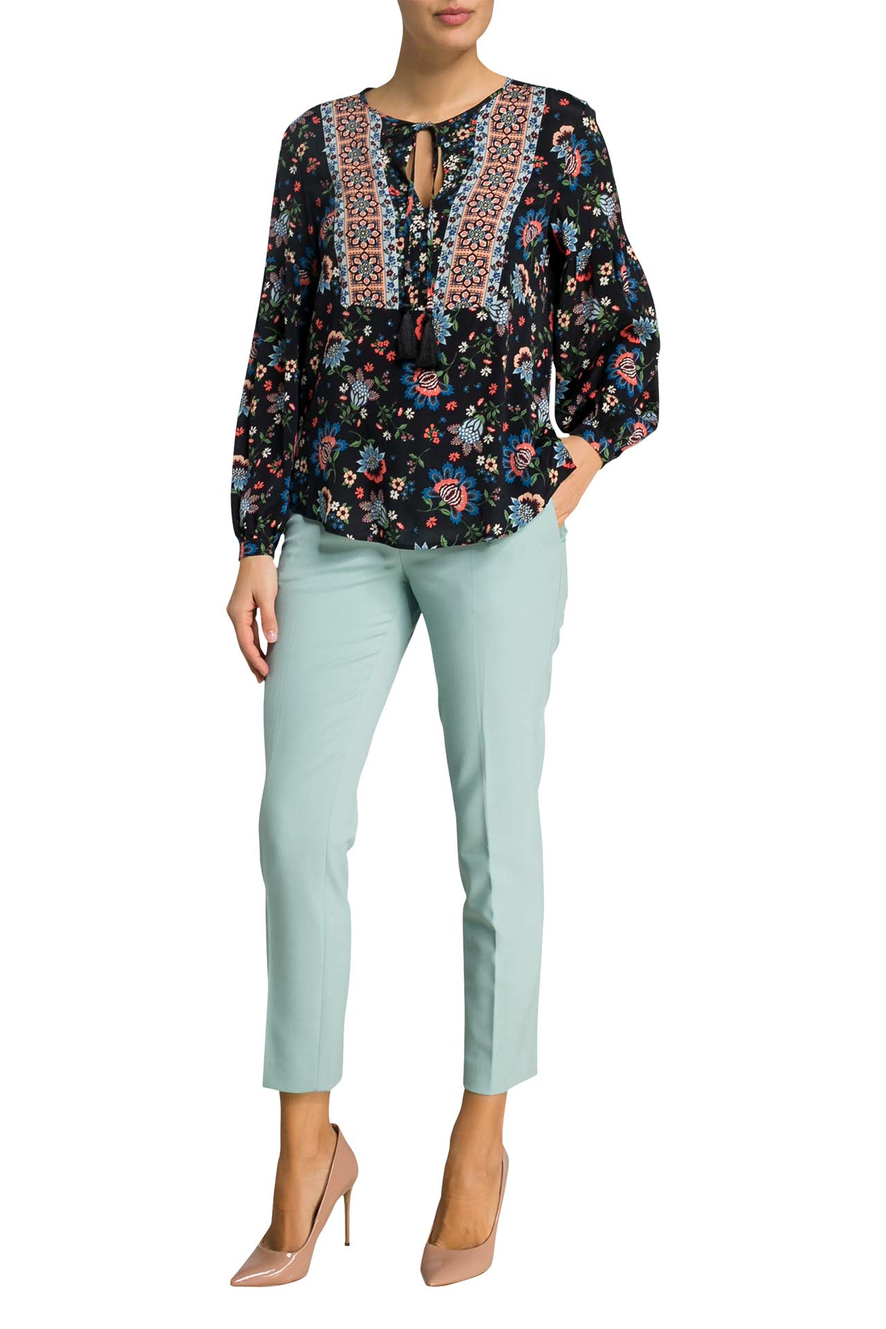 SET Bluse gemustert, Bild 1