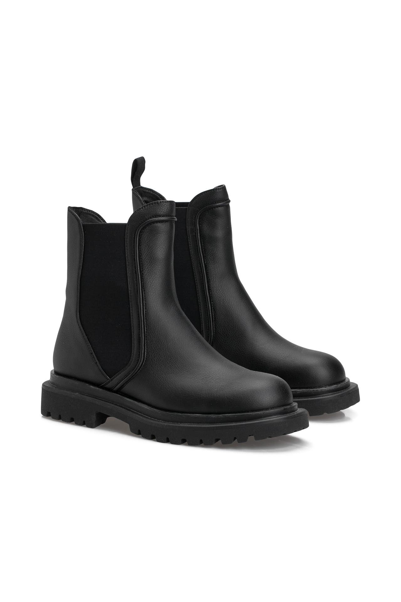 Marc Cain Black Chelsea Boots with Kitten Heel VB SB.03 L13 COL 900