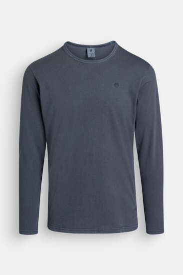 G-STAR - Longsleeve 'Garment Dyed' navy