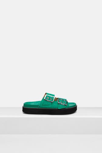 GANNI Slides grün