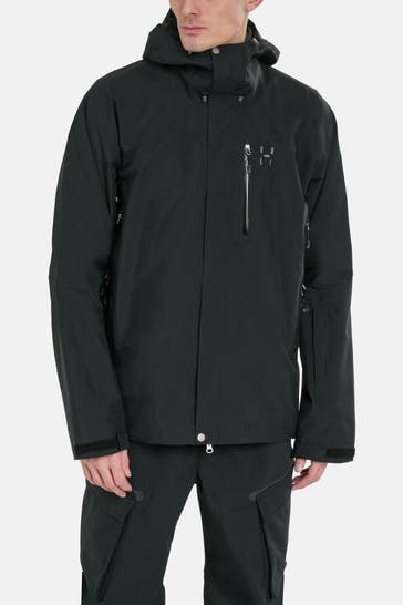 HAGLÖFS Regenjacke schwarz