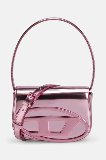 DIESEL Schultertasche rosa