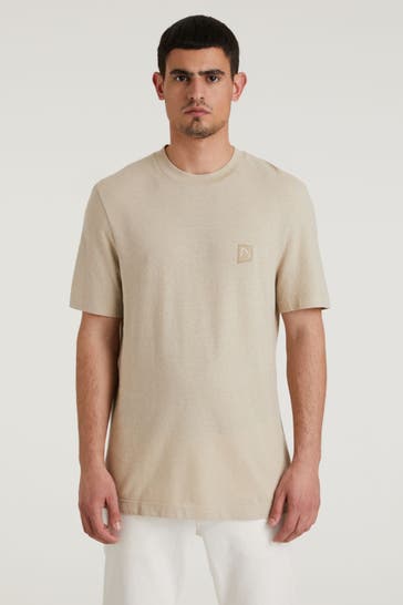 CHASIN' T-Shirt 'Brody Slub' greige