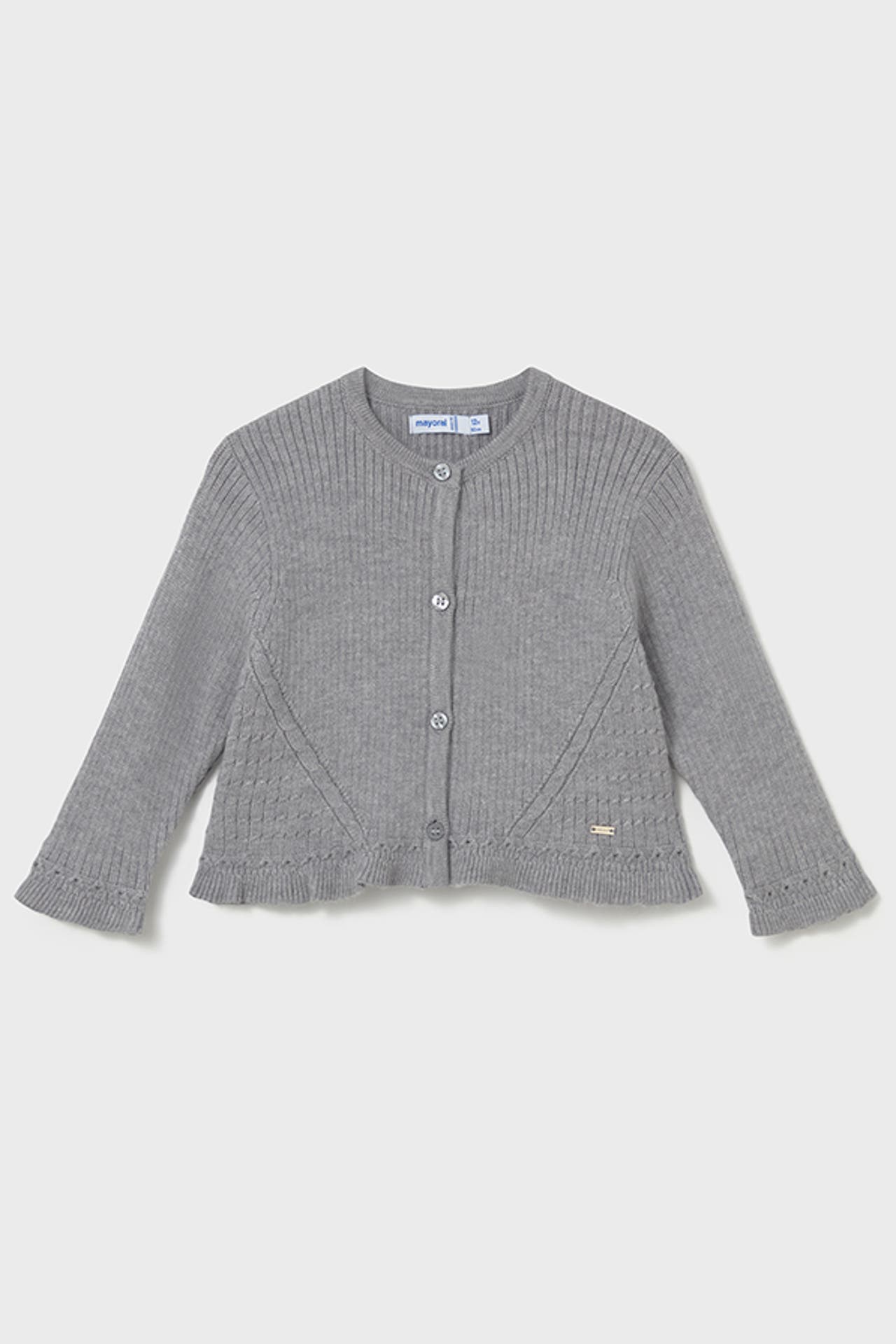 MAYORAL Strickjacke hellgrau, Bild 1