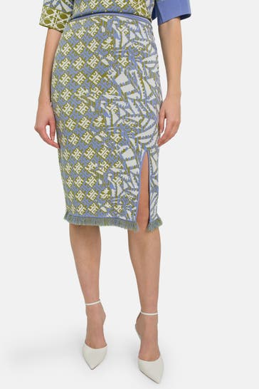 DIANE VON FURSTENBERG Casual-Rock 'Ester' gemustert