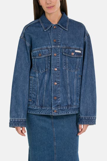 CALVIN KLEIN Jeansjacke blau