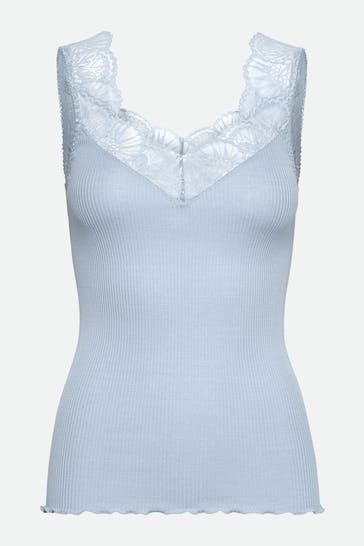 ROSEMUNDE Seidenmix-Top 'Jasmine' hellblau