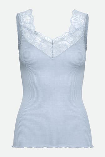 ROSEMUNDE Seidenmix-Top 'Jasmine' hellblau