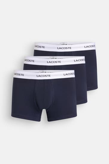 LACOSTE 3er-Pack Boxer Trunks dunkelblau
