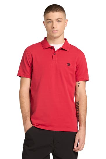 TIMBERLAND Polo-Shirt 'River' rot